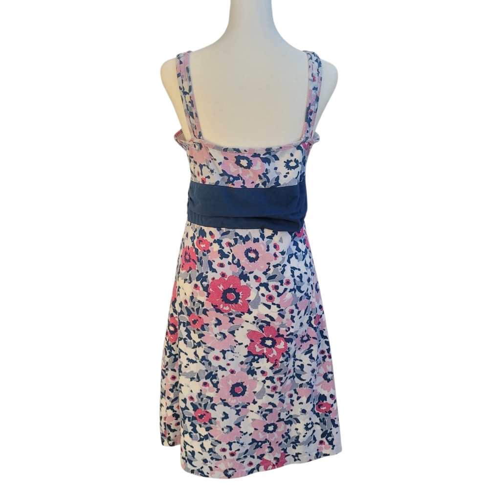 Patagonia Worn Wear Margot Dress Big Poppy in Glass Blue Size Large - Picture 3 of 9
